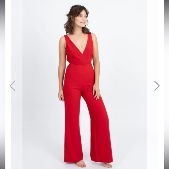 Wayf Red Jumpsuit - Picture 2 of 8